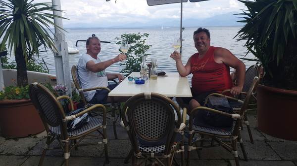 Ein Prost auf unsere 2. Radtour rund um den Chiemsee