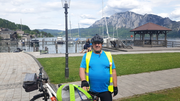 Halbzeit-Strecke in Unterach beim Steg